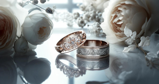 wedding ring couple