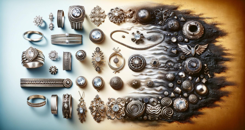 how to check why silver jewellery is getting black?