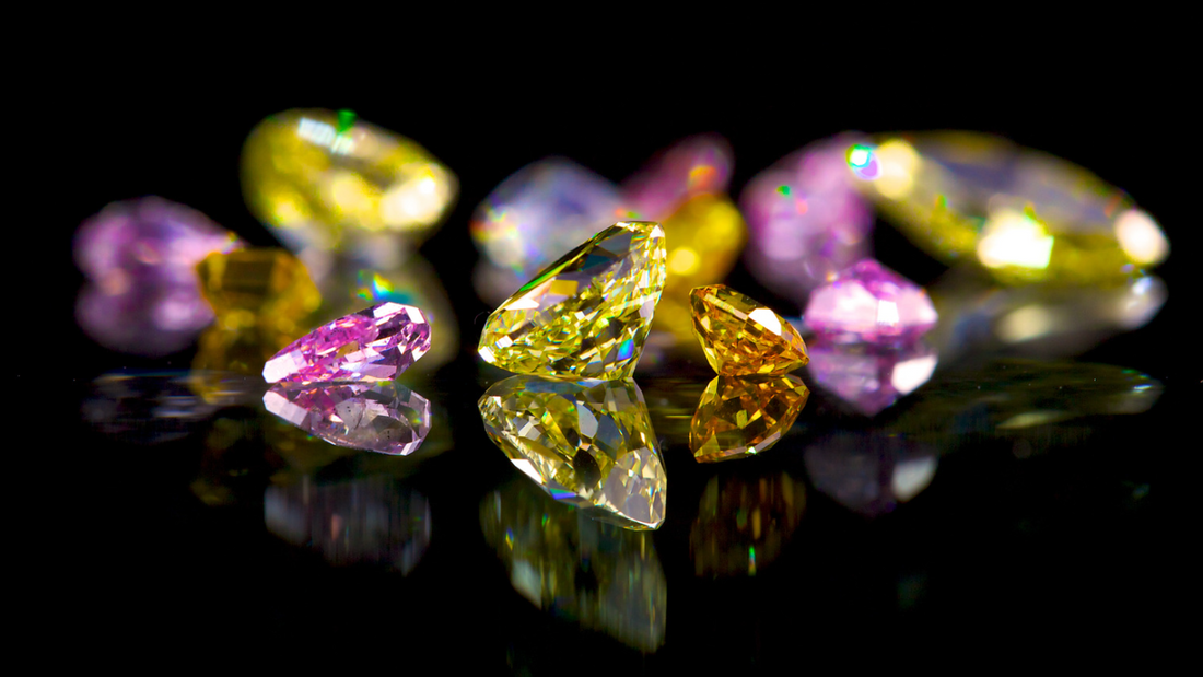 Coloured diamonds