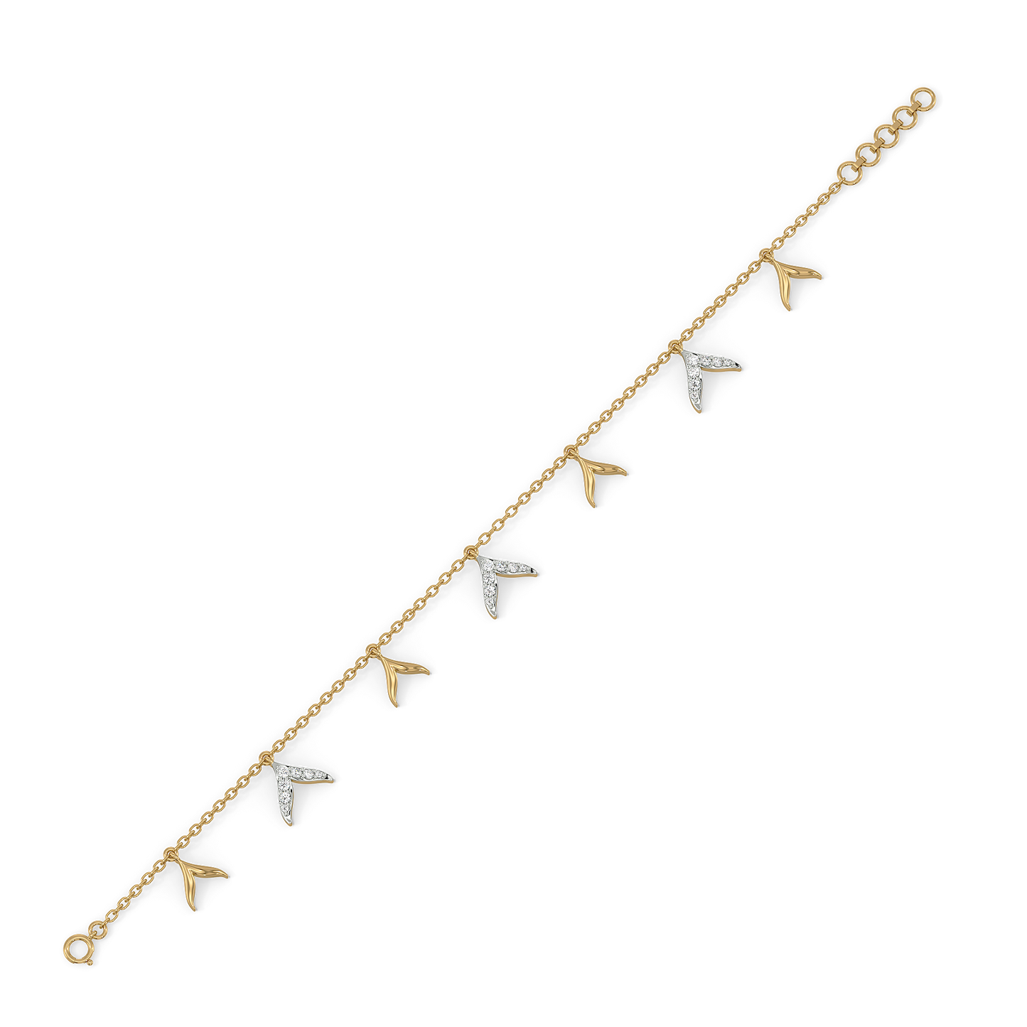 Seatail Charm Bracelet