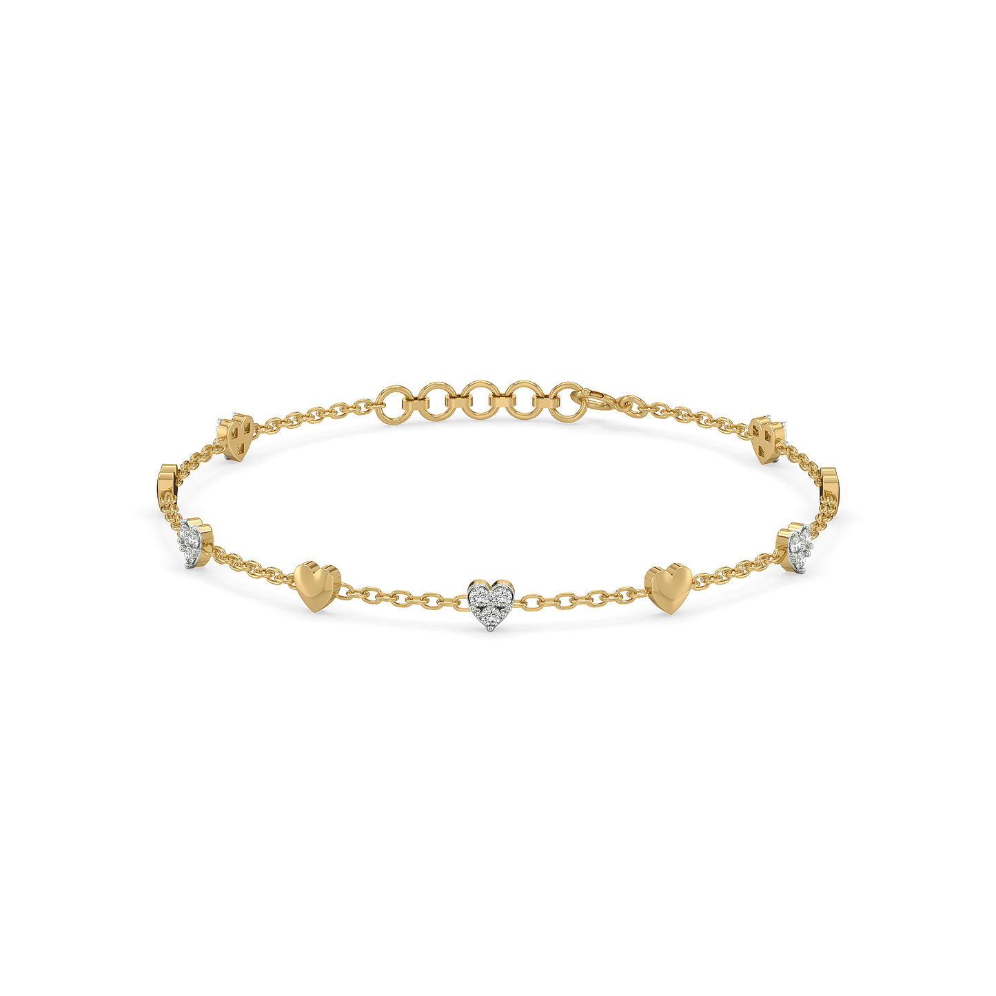 Heartline Charm Bracelet